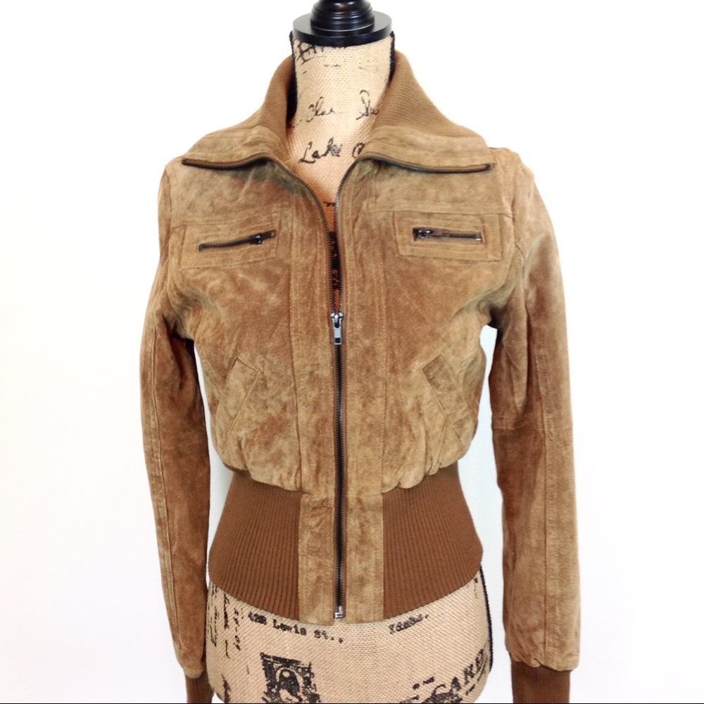 Joujou Suede Bomber Jacket- S